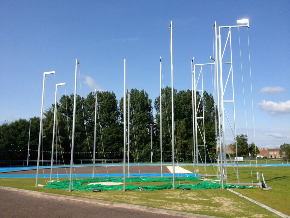 Beschermkooi discuswerpen en kogelslingeren