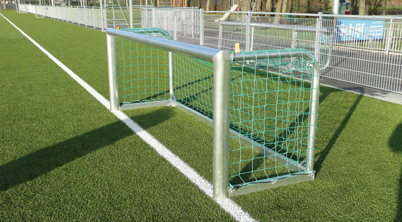 Volledig gelast aluminium jeugddoel 300 x 100 cm