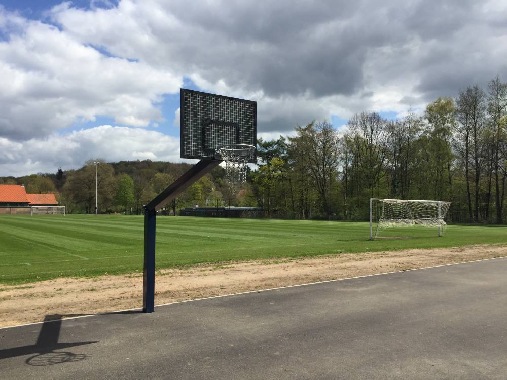 Basketbalpaal unbreakable strong zwart