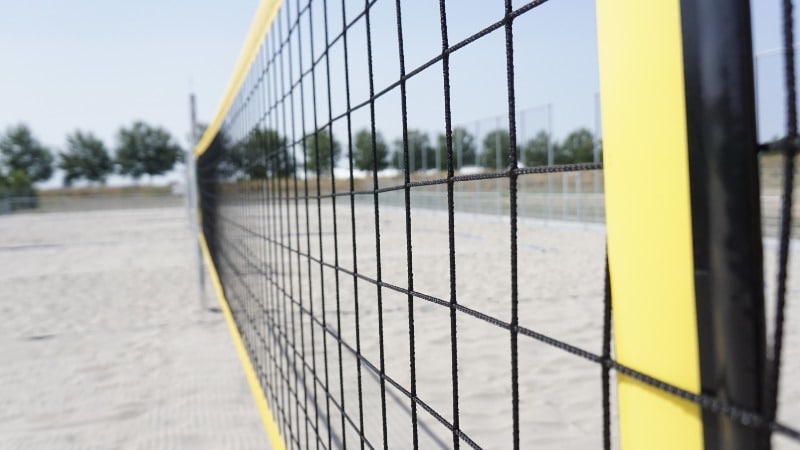 Netten voor beachbadminton