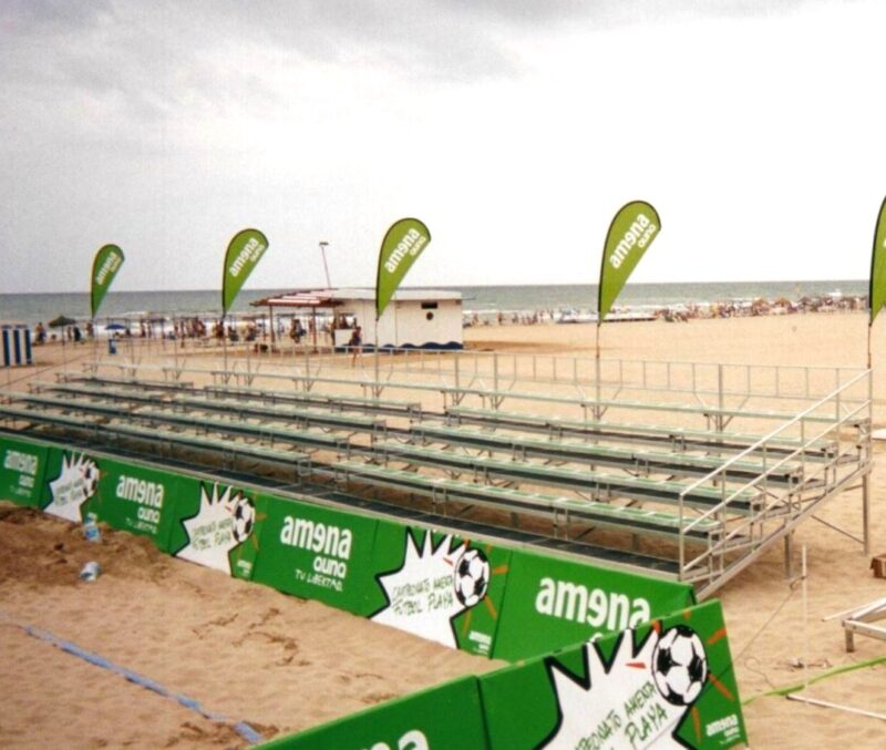 beachsporten tribune