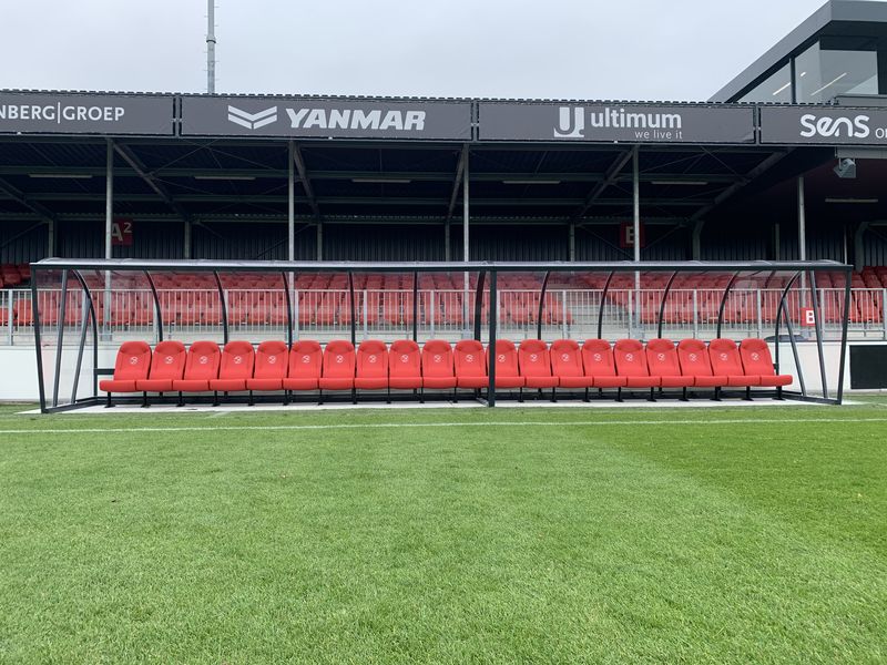 dug outs voor stadions