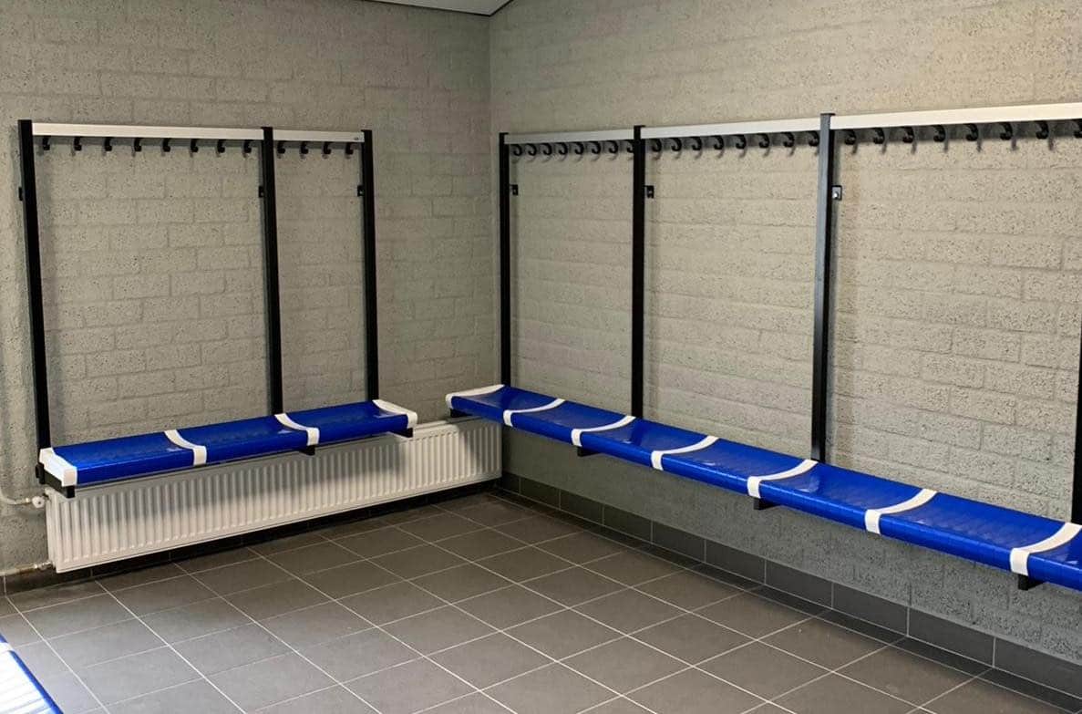 Kleedkamerbank met WH-G3 zitting