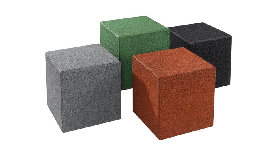 Rubberen blokken