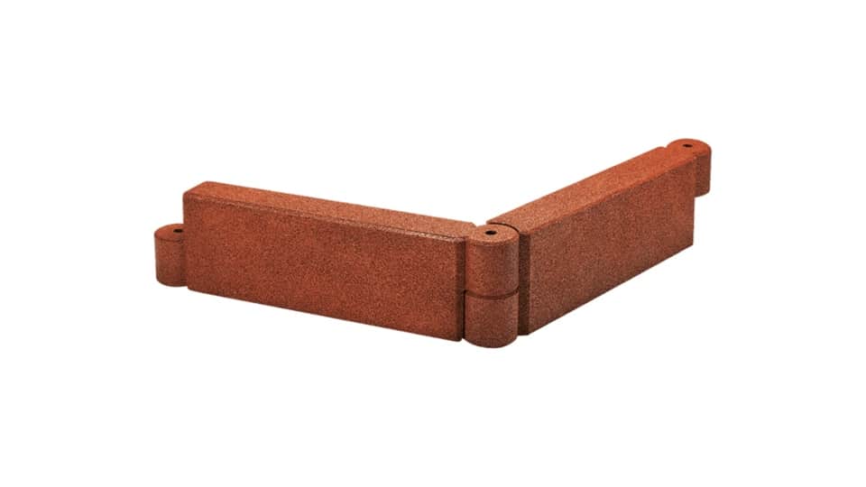 Rubberen zandbakomranding