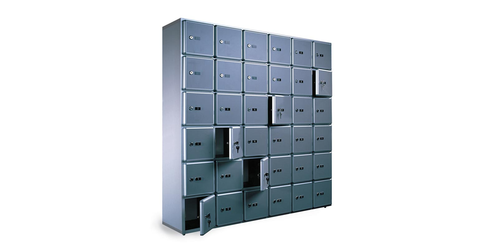 Sport lockers grijs