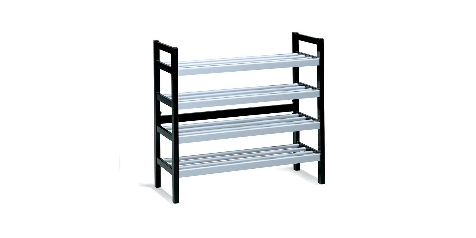 Schoenenrek met vier planken