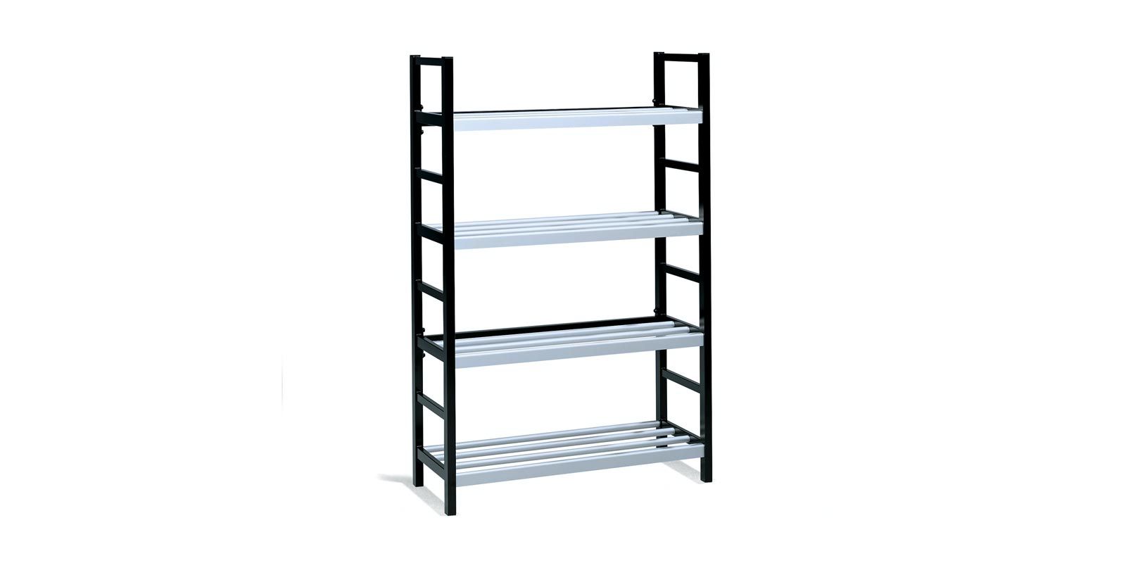 Tassenrek met vier planken